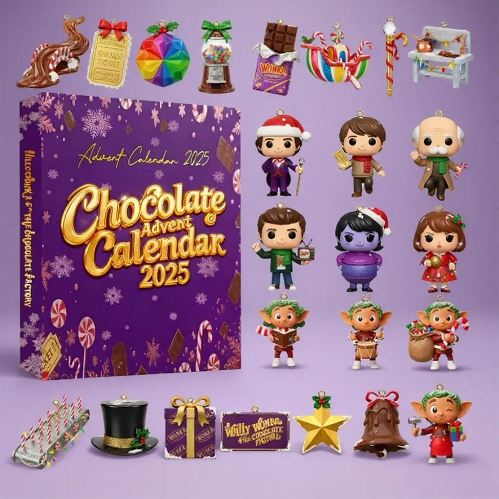 Willy Wonka The Chocolate Factory Advent Calendar 2025 Christmas Gifts For My Son