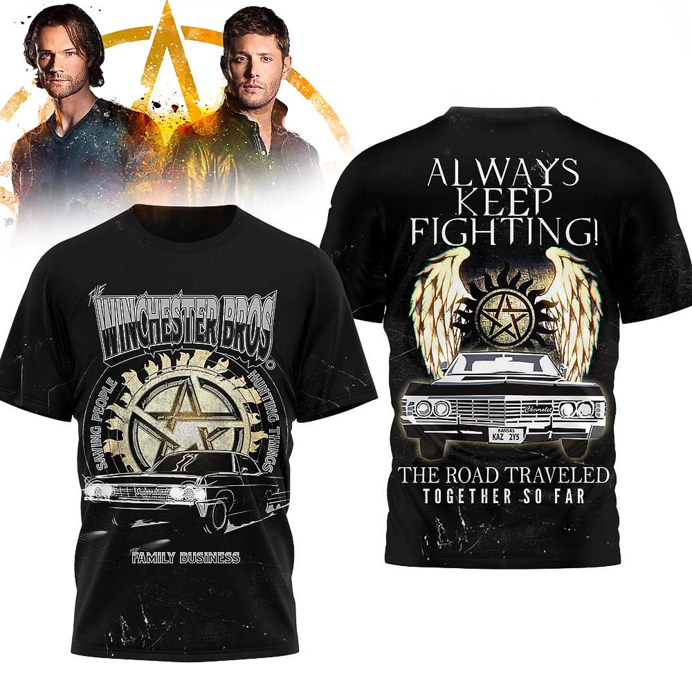 Winchester Brothers Supernatural Together So Far Limited Edition T-Shirt Gift For Him
