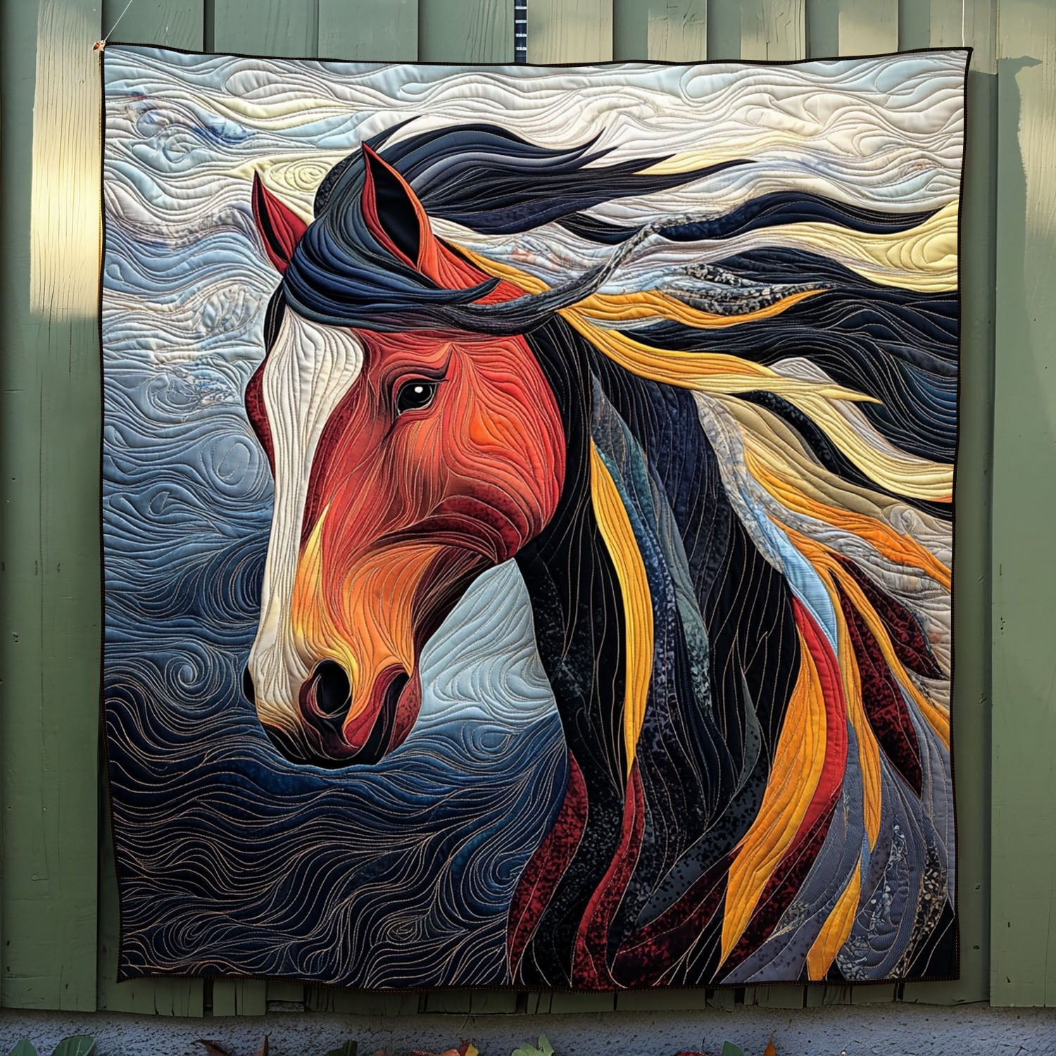 Wind Runner Quilted Blanket Equestrian Birthday Gifts