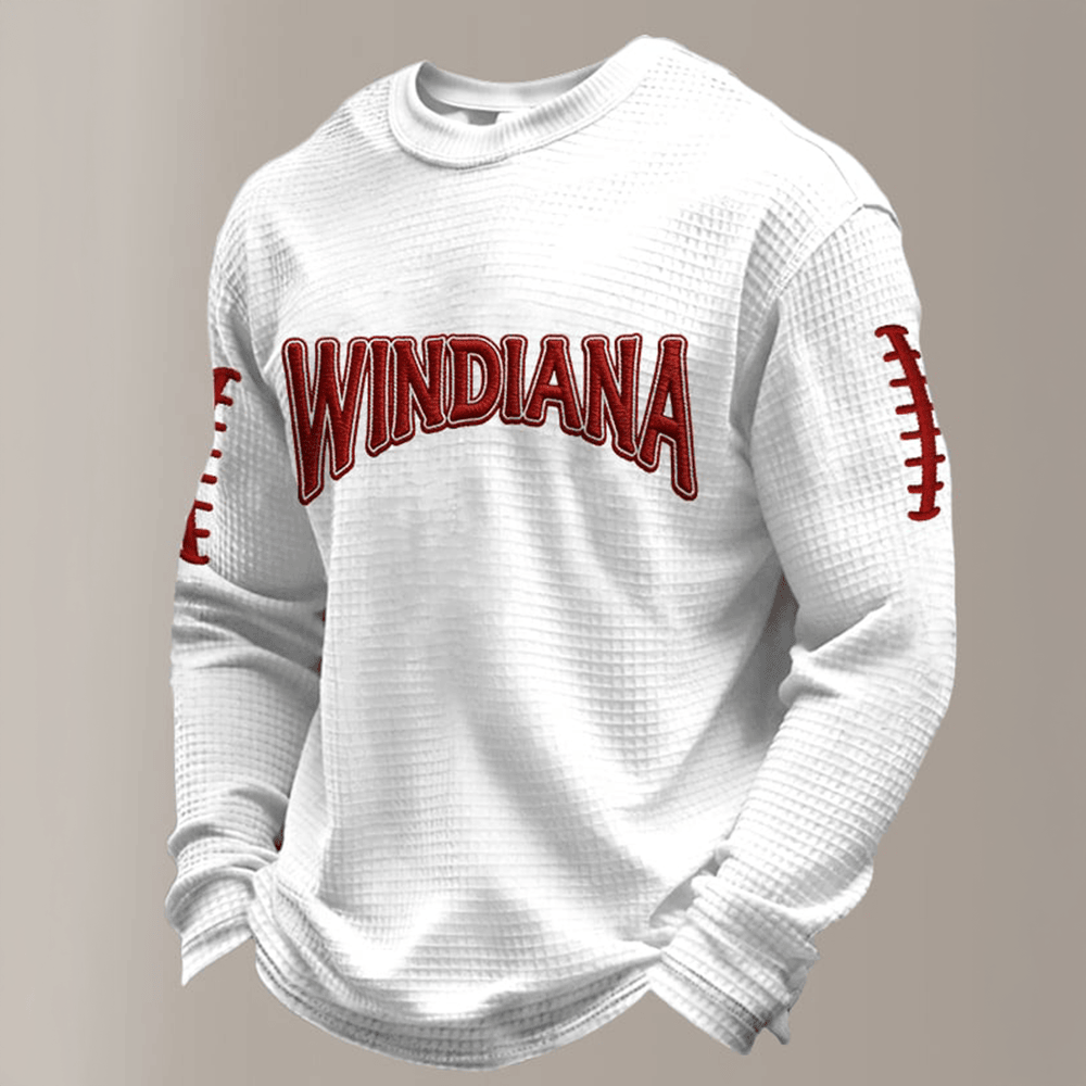 Windiana Indiana Hoosiers Long Sleeve Shirt Indiana Hoosiers Apparel Football Gift Ideas