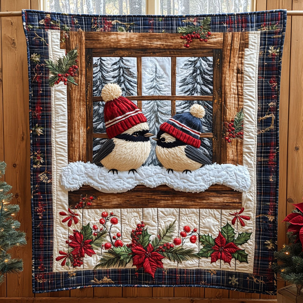 Window Wonder Quilted Blanket Holiday Blanket Inexpensive Christmas Gifts For Family