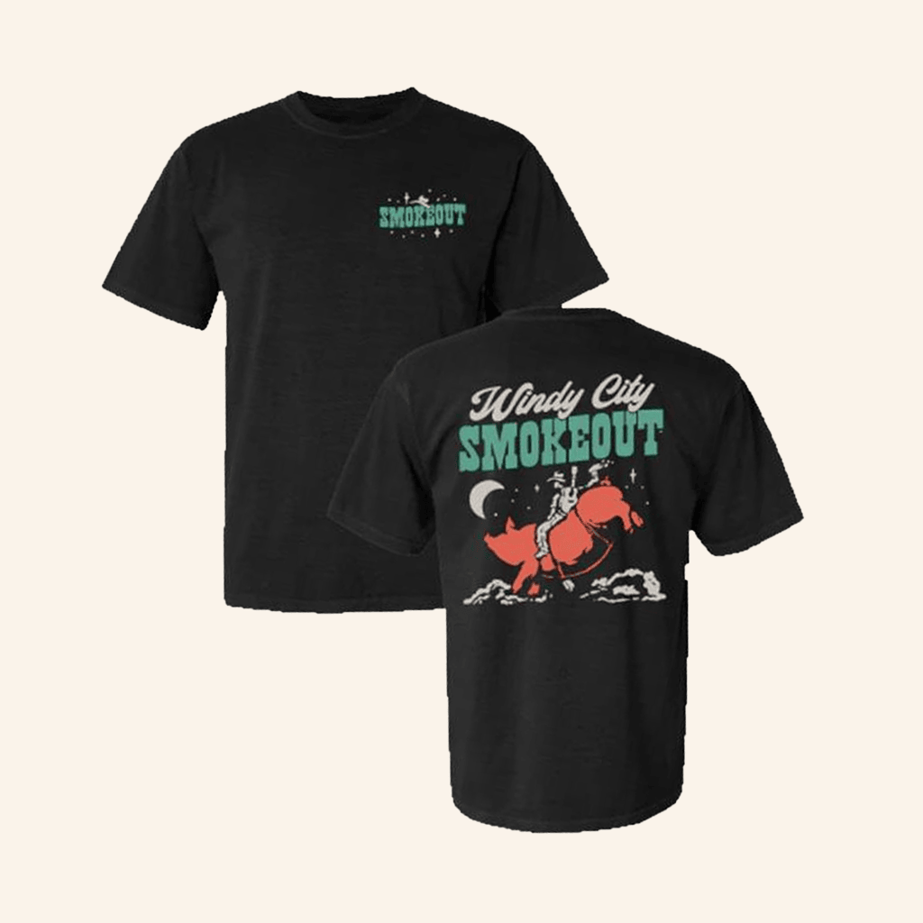 Windy City Smokeout Merch Black Rodeo Pig T-Shirt Present For Husband Windy City Smokeout Merch Black Rodeo Pig T-Shirt Present For Husband