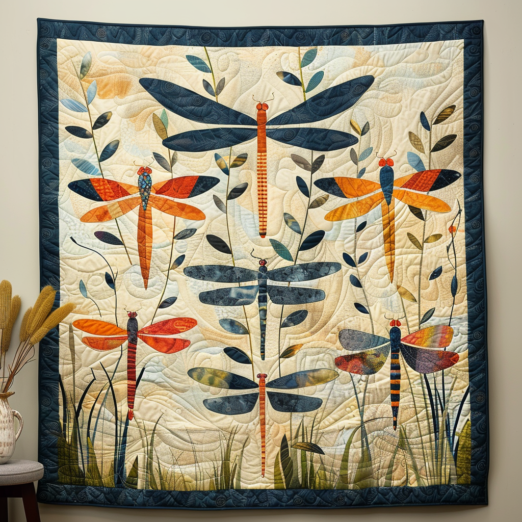 Winged Jewel Quilted Blanket Cute Heated Blanket