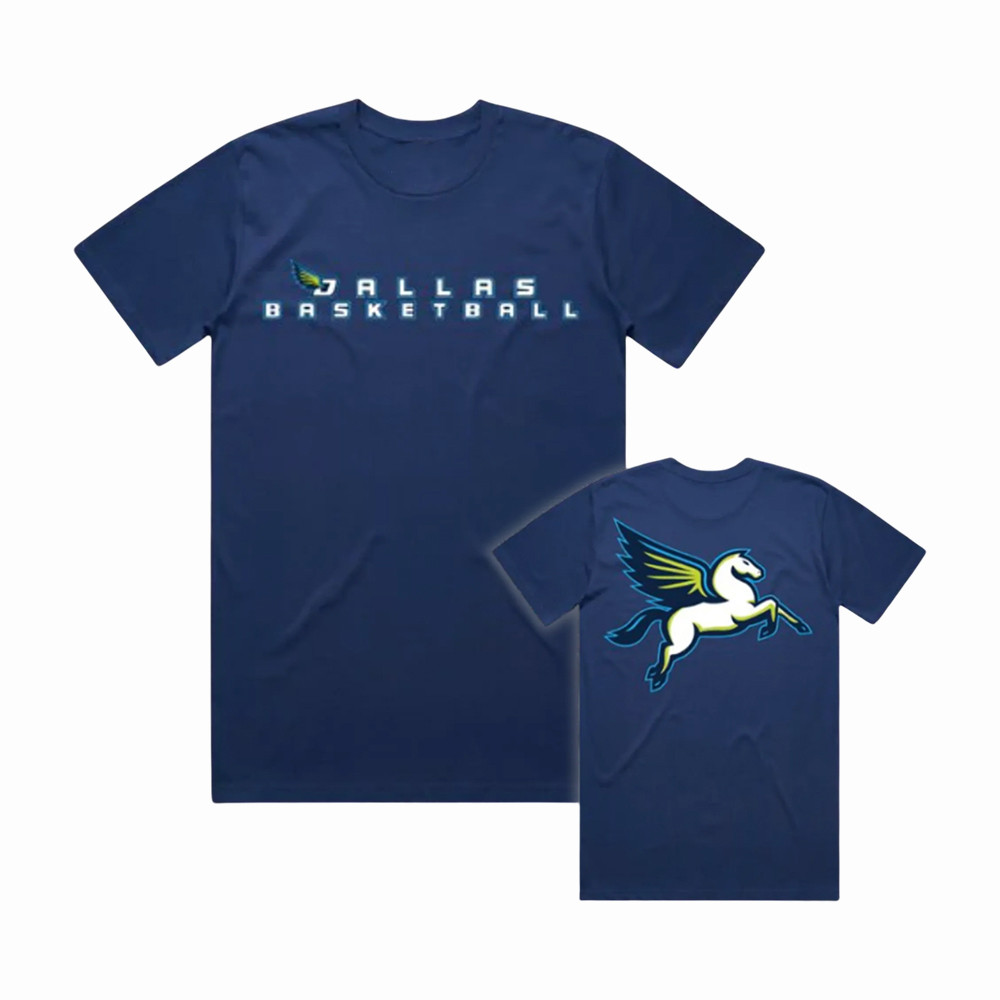 Wings Basketball Cobalt T-Shirt Dallas Wings Fan Merch Present Idea For Basketball Lovers