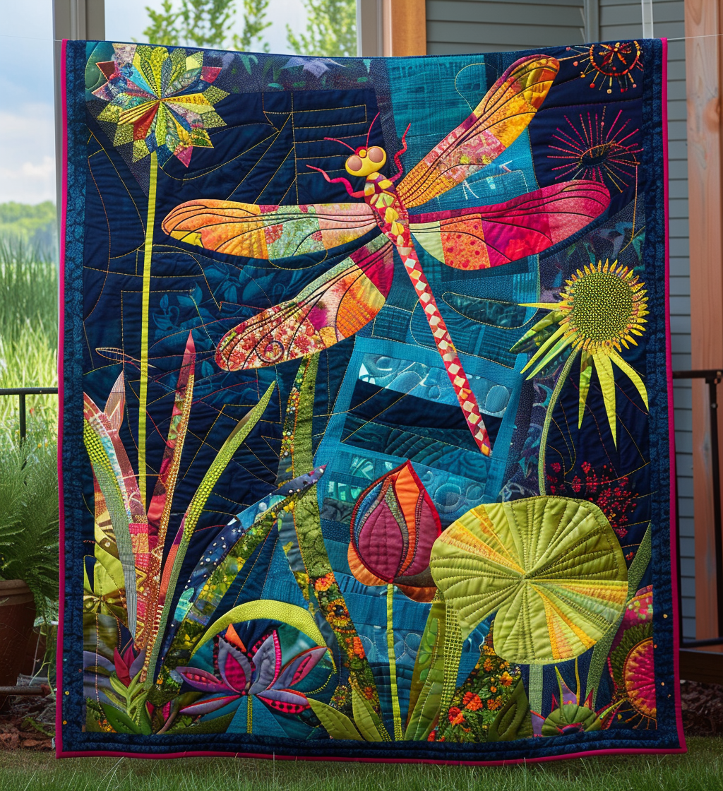 Wings of Wonder Quilted Blanket Cute Heated Blanket