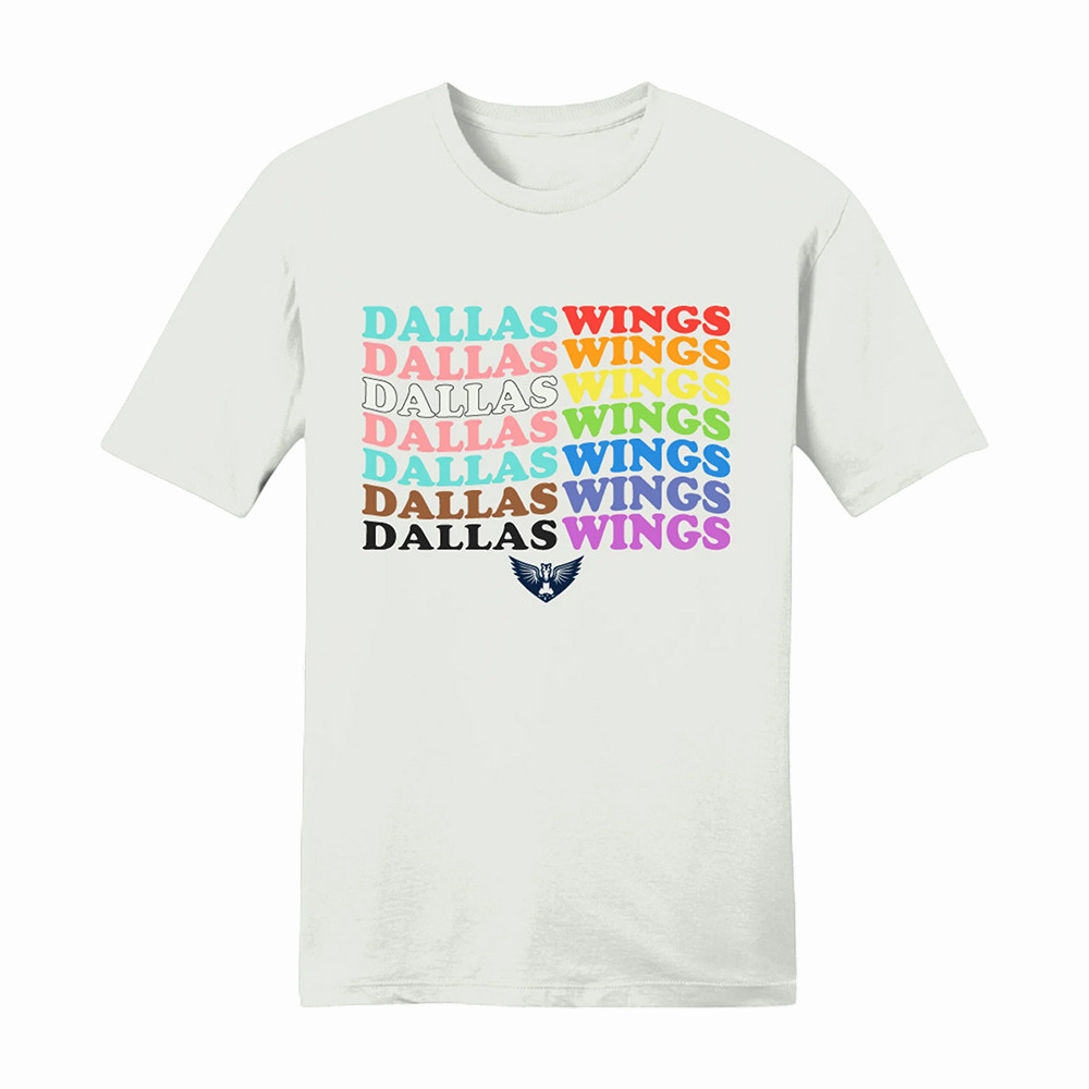 Wings Pride Basketball T-Shirt Dallas Wings Clothing Line Basketball Lover Gift For Lgbtq Supporters