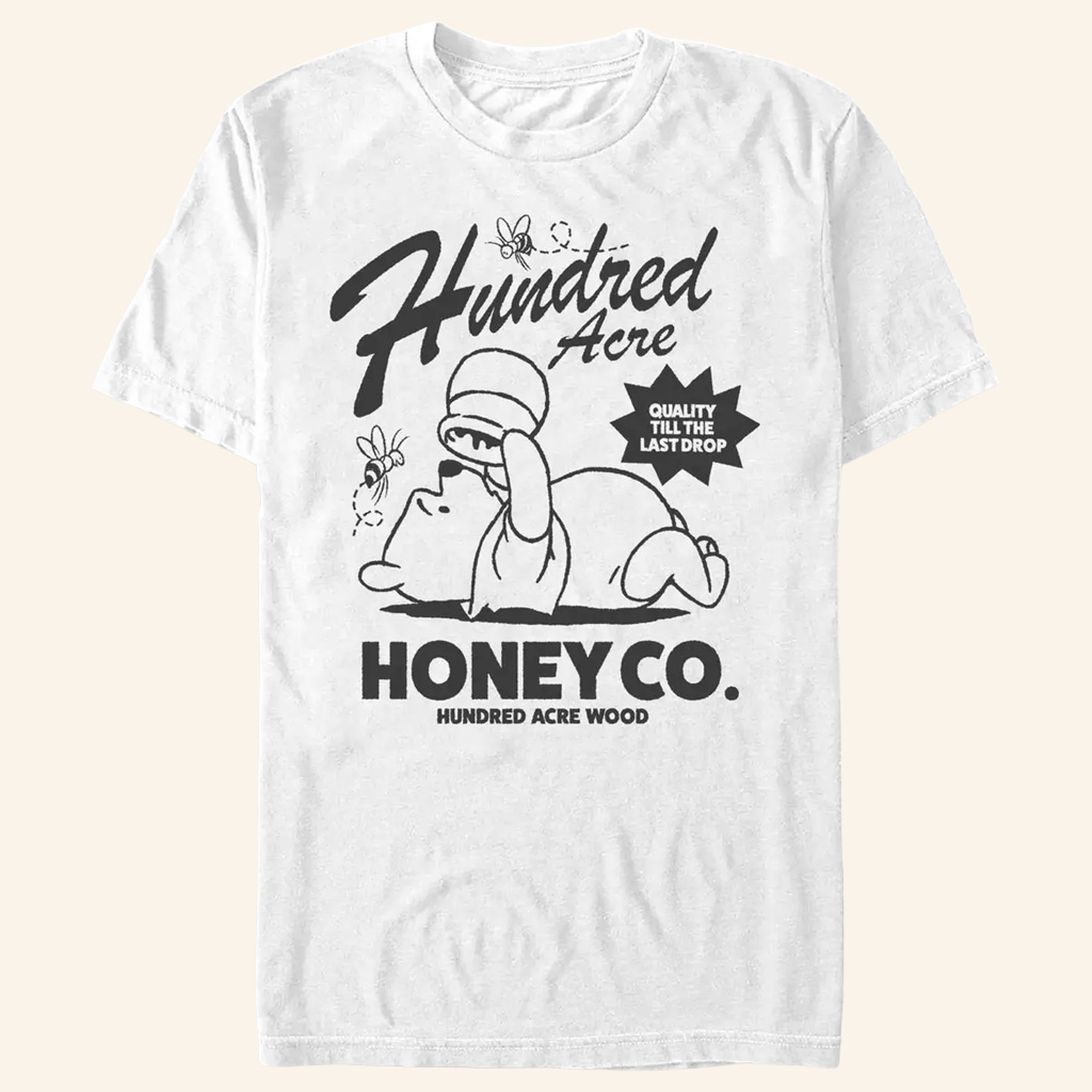 Winnie The Pooh Merch Hundred Acre Honey Co T-Shirt Unique Gifts For Friends