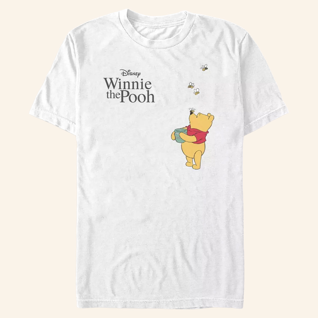 Winnie The Pooh Merch Pooh And His Bees T-Shirt Gifts Ideas For Son