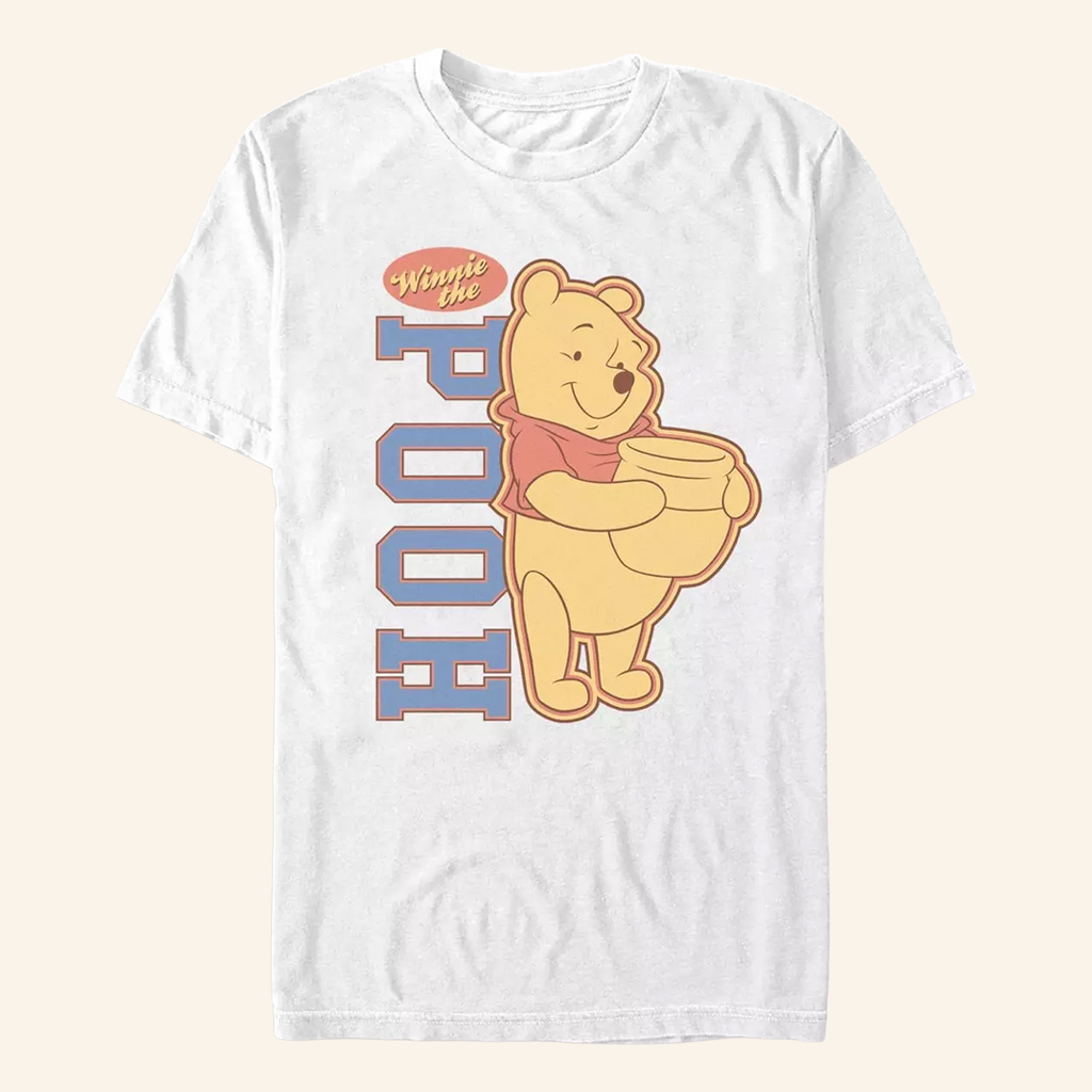 Winnie The Pooh Merch Pooh Collegiate Honey Pot T-Shirt Gifts For Daughters