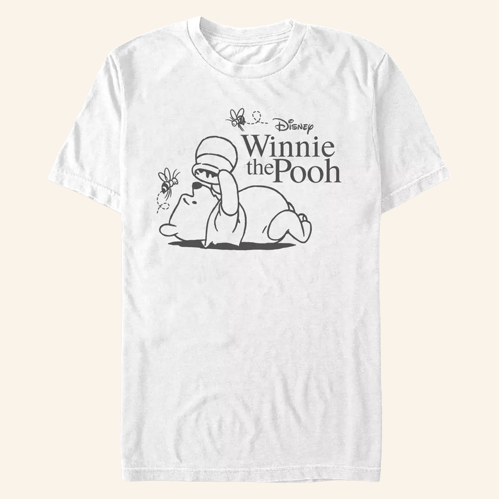 Winnie The Pooh Merch Pooh Honey Bees T-Shirt Great Gifts For Sisters