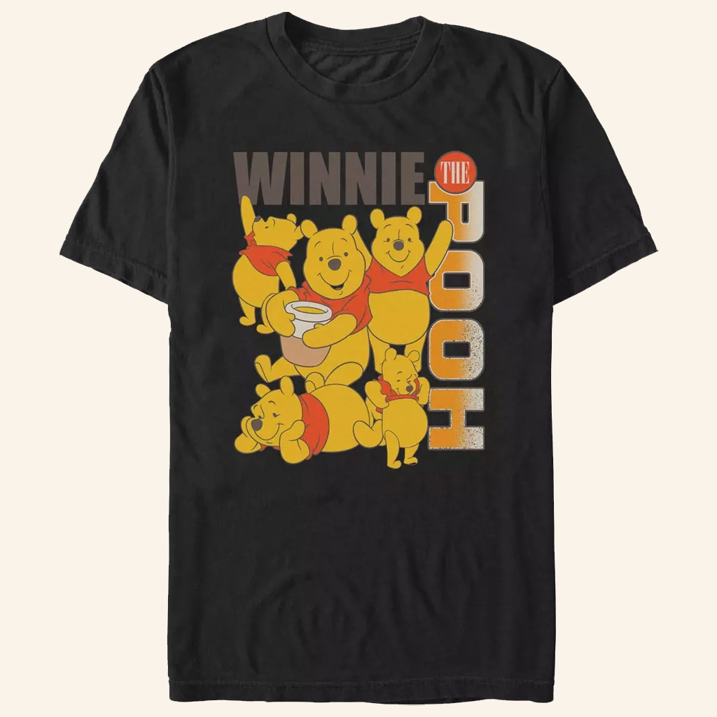 Winnie The Pooh Merch Pooh Poses T-Shirt Good Gifts Ideas For Friends