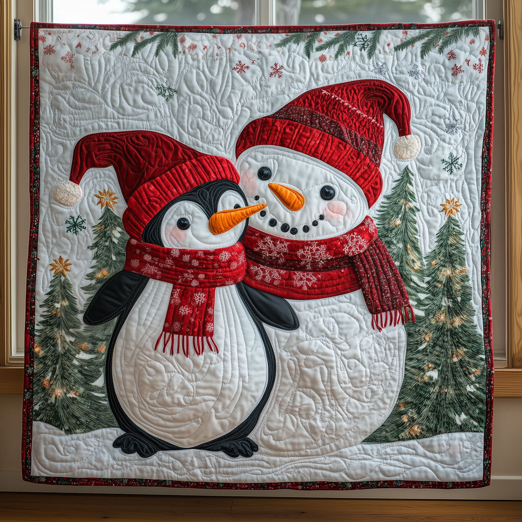 Winter Buddies Quilt Blanket Throws For Couch Son In Law Christmas Presents