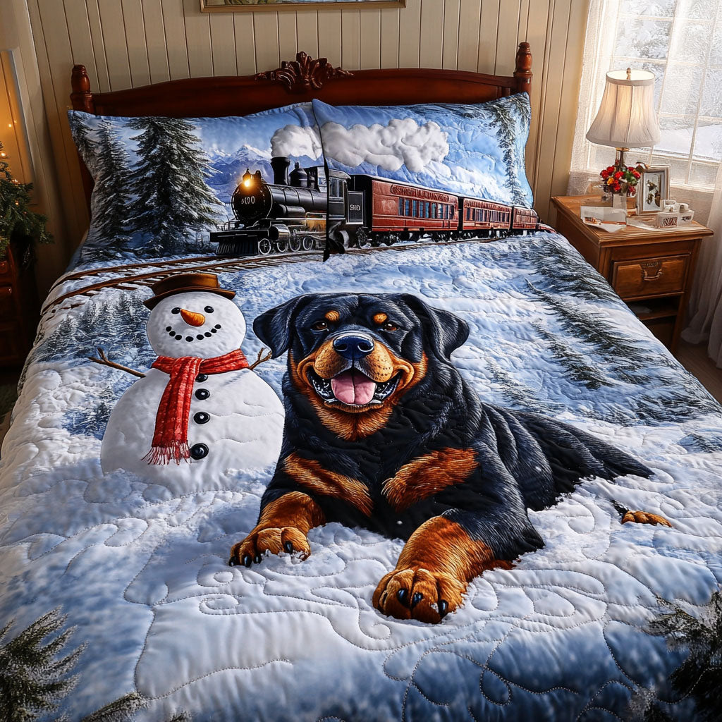 Winter Buddy Quilted Bedding Set Trendy Bedding Set for Bedroom Makeover