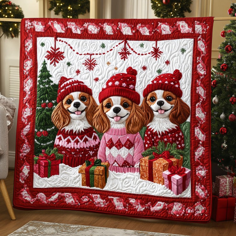 Winter Cavalier Quilt Premium Quilt Blanket Gift for Cozy Winter Nights