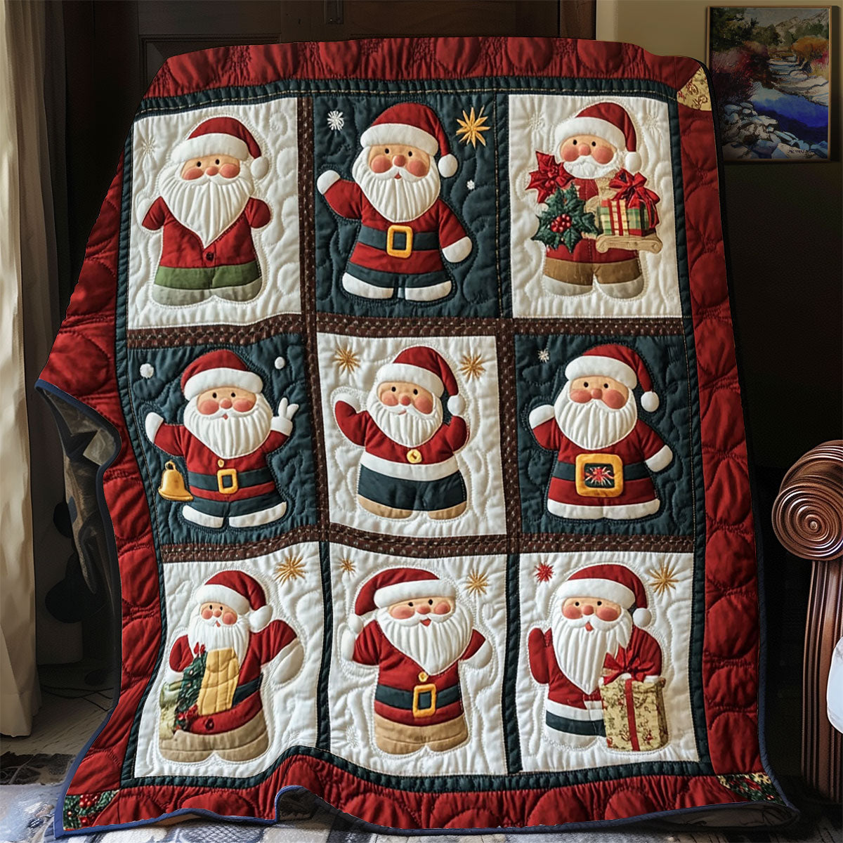 Winter Cheer Quilt Warm and Stylish Quilt Blanket for Winter Nights
