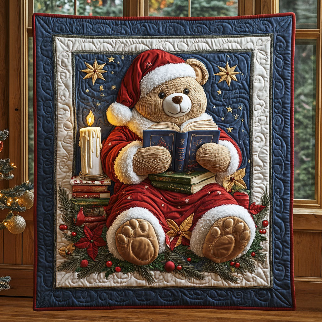 Winter Cuddle Quilt Charming Quilt Blanket Gift for Festive Spirit