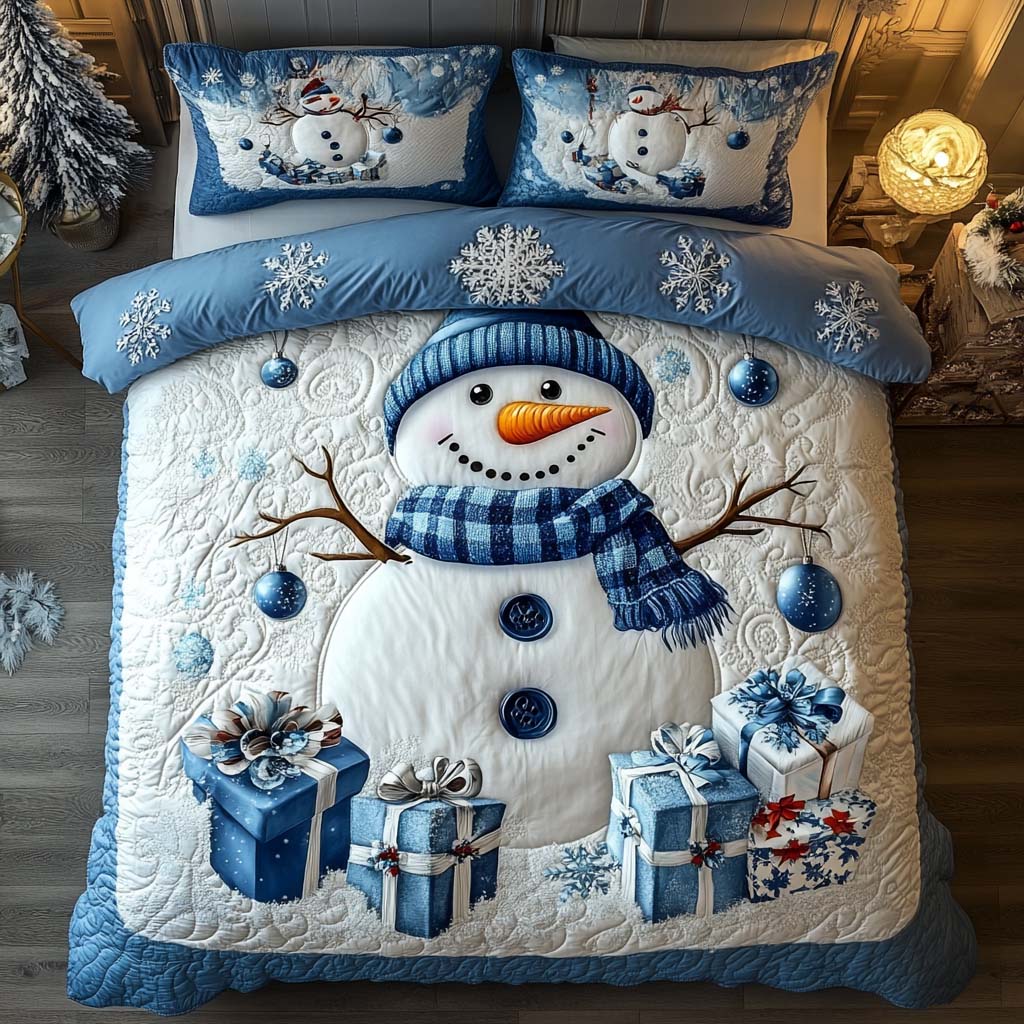 Winter Glow Quilted Bedding Set Xmas Duvet Sets Top Christmas Gifts 2025