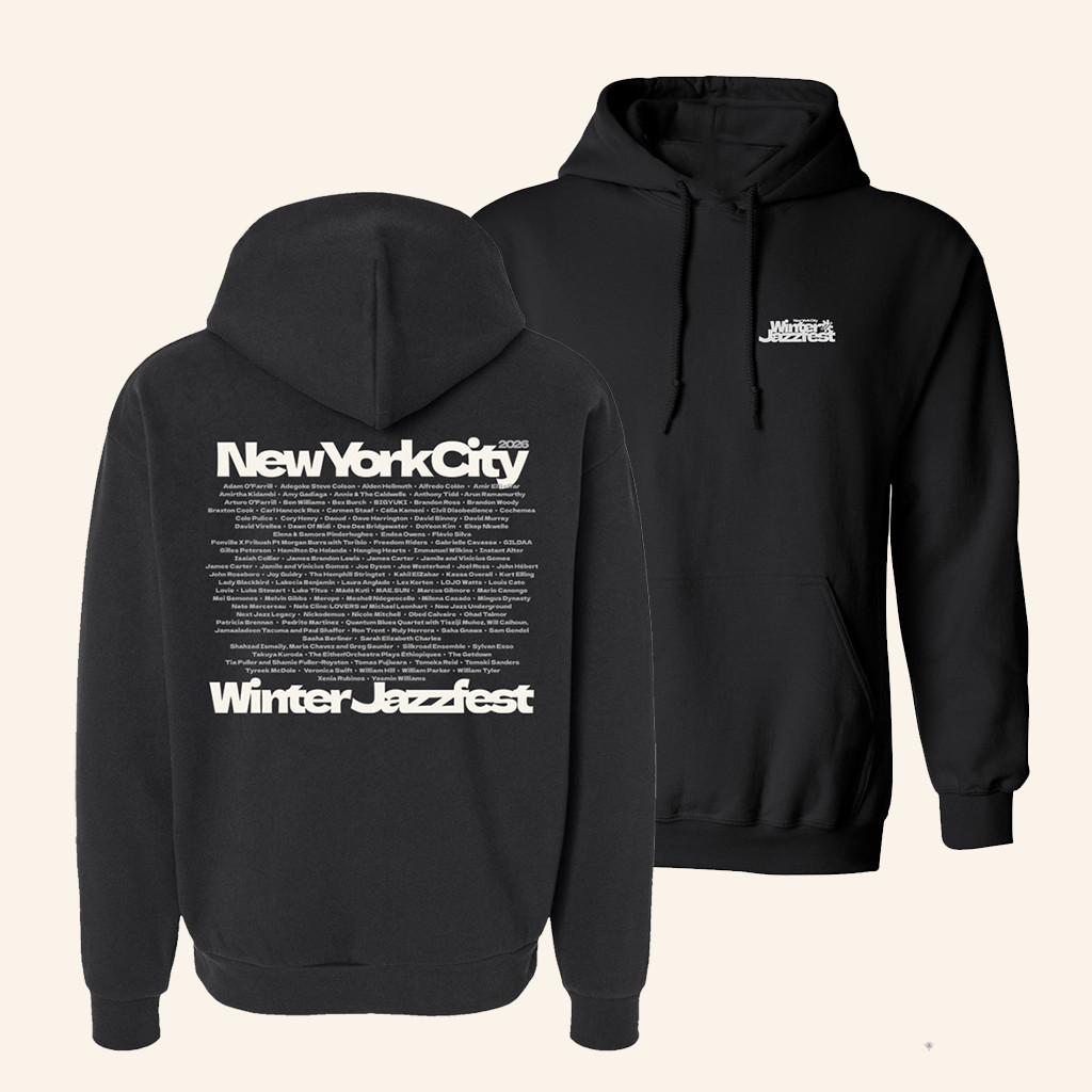 Winter Jazz Fest Merch Till We Rise Black Hoodie 2026 Artist Lineup Hoodie Gifts For Music Fans
