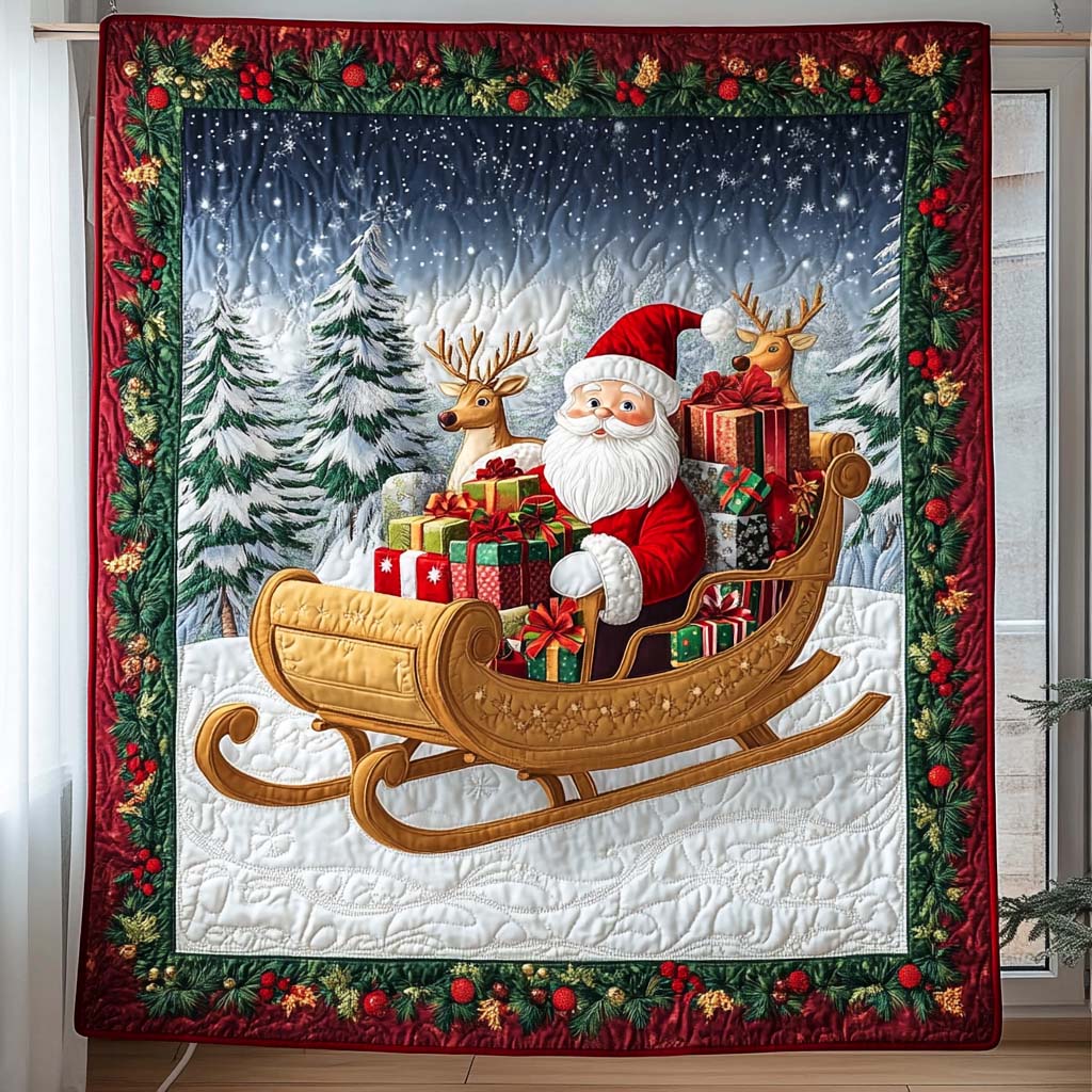Winter Magic Eve Quilted Blanket Christmas Gift Ideas For Dad