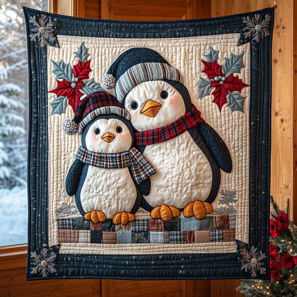 Winter Nest Quilted Blanket Queen Size Blanket Sister In Christ Gifts