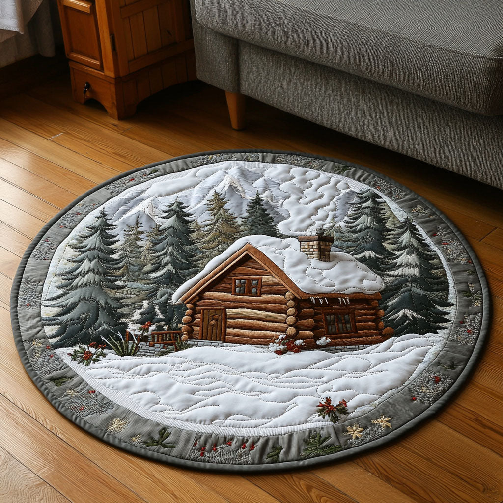 Winter Pines Quilted Round Mat Entryway Ideas Best Deer Gifts For Christmas