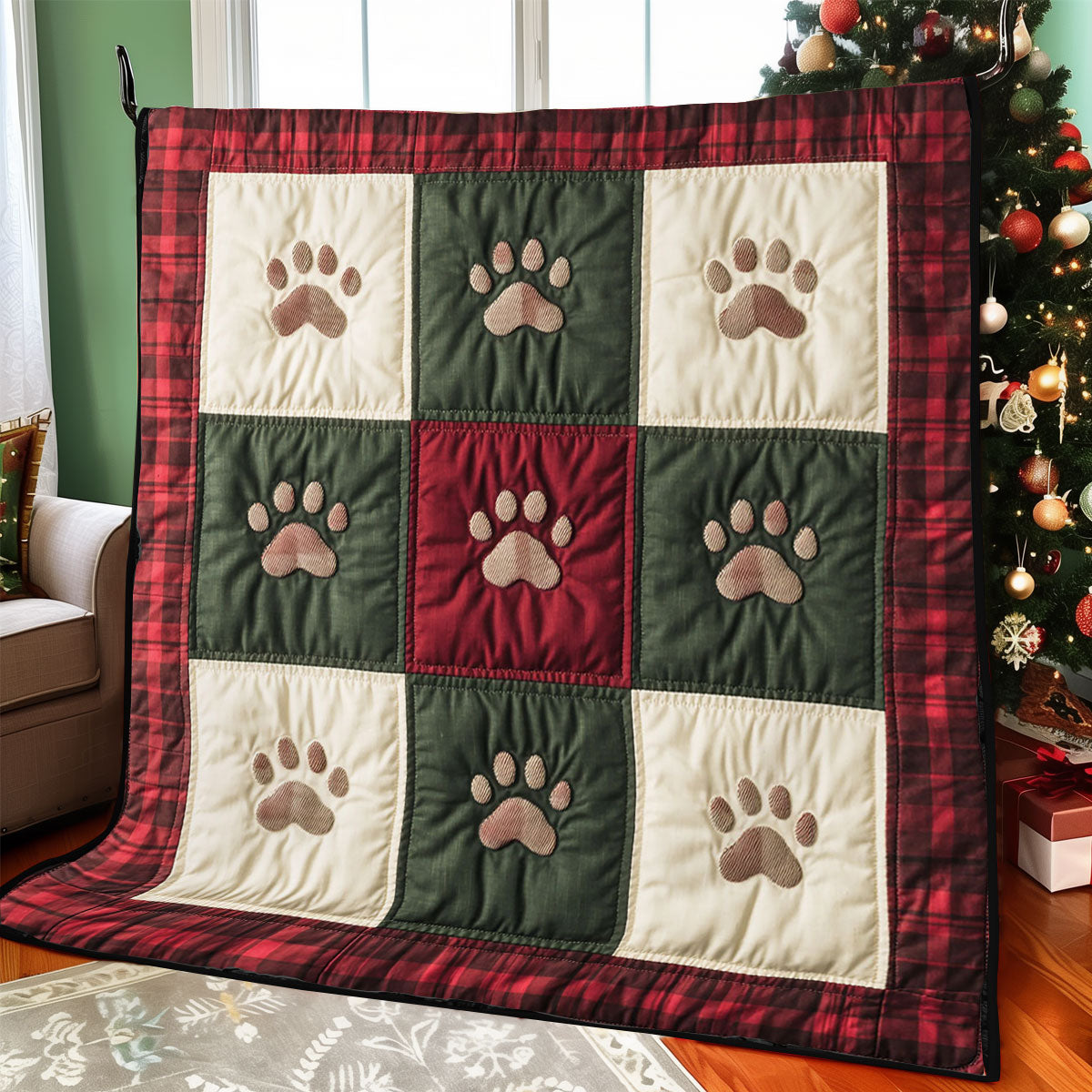 Winter Prints Quilt Blanket Throw Blankets For Couch Best Family Presents For Christmas