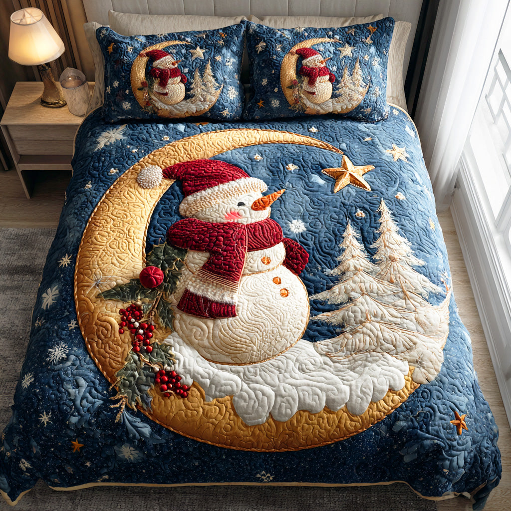 Winter Snow Parade Quilted Bedding Set Xmas Duvet Sets Best Stocking Stuffers For Men