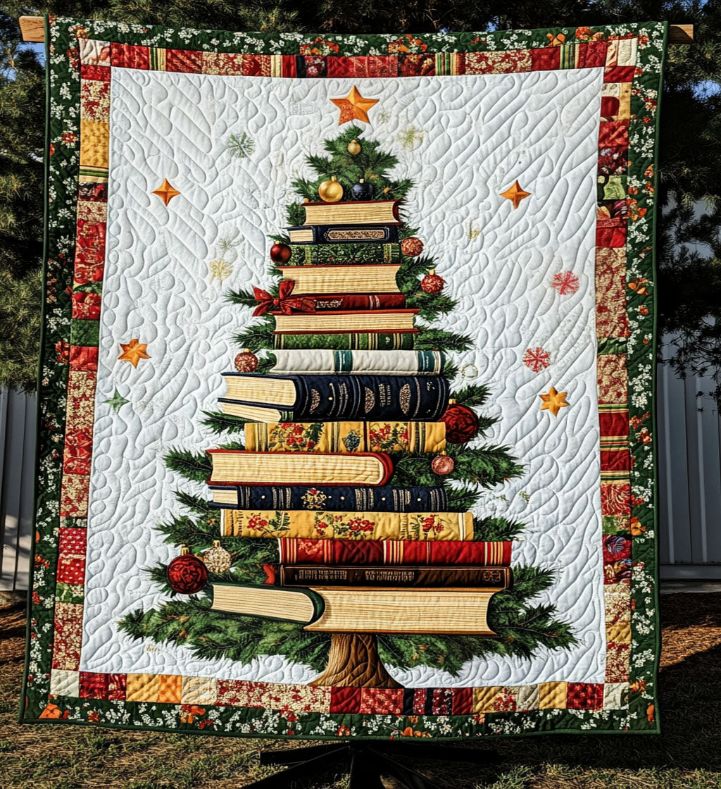 Winter Stories Quilted Blanket Christmas Throw Blankets Presents For Mom