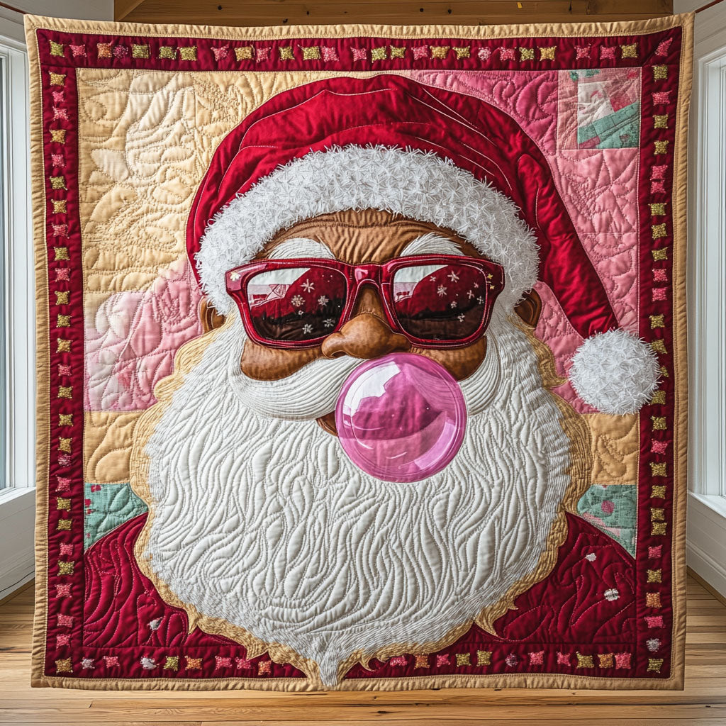 Winter Swag Quilt Blanket Christmas Throw Blanket Snowman Christmas Gifts