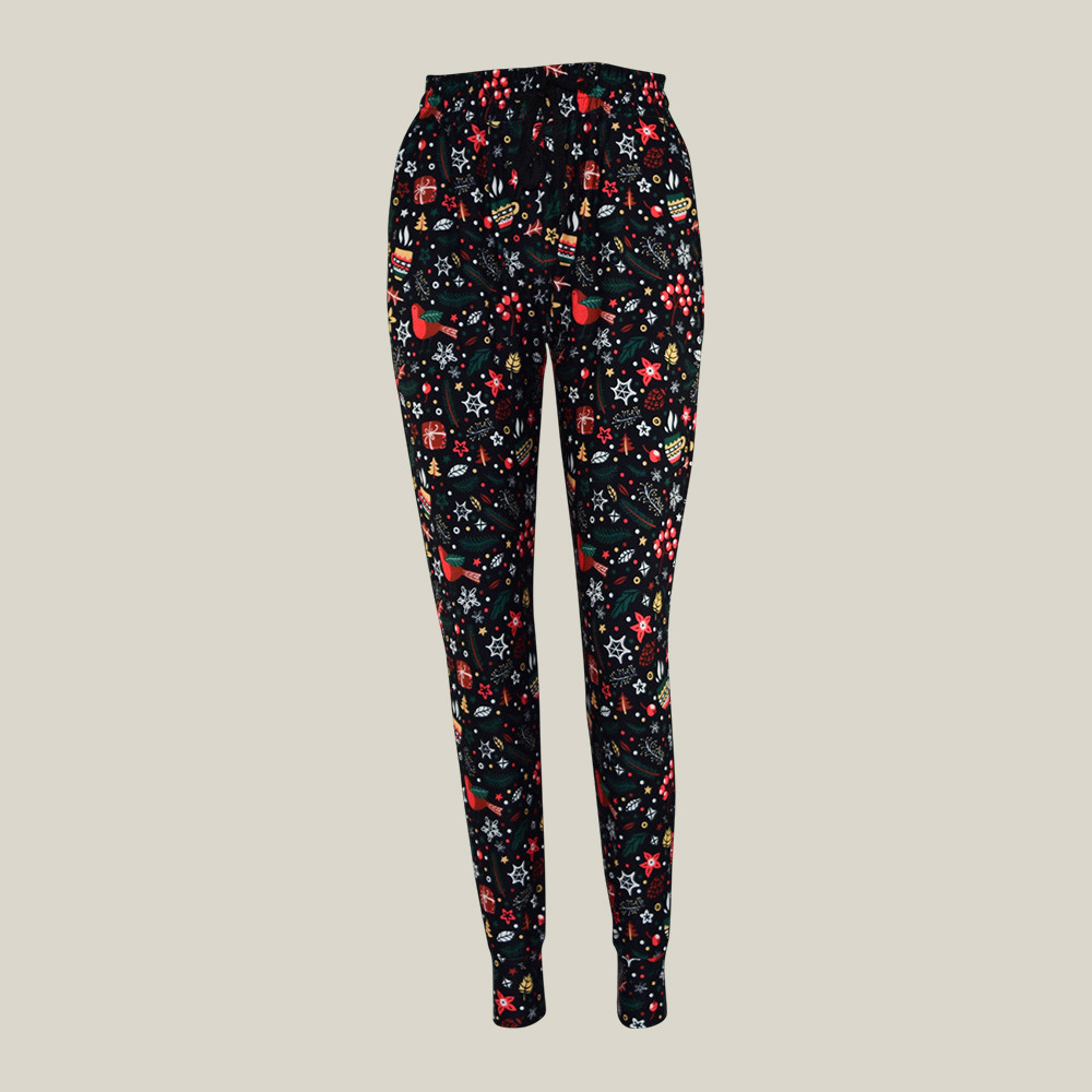 Winter Warmer Leggings Ladies Gym Leggings Xmas Pattern Gifts For Yoga Lovers