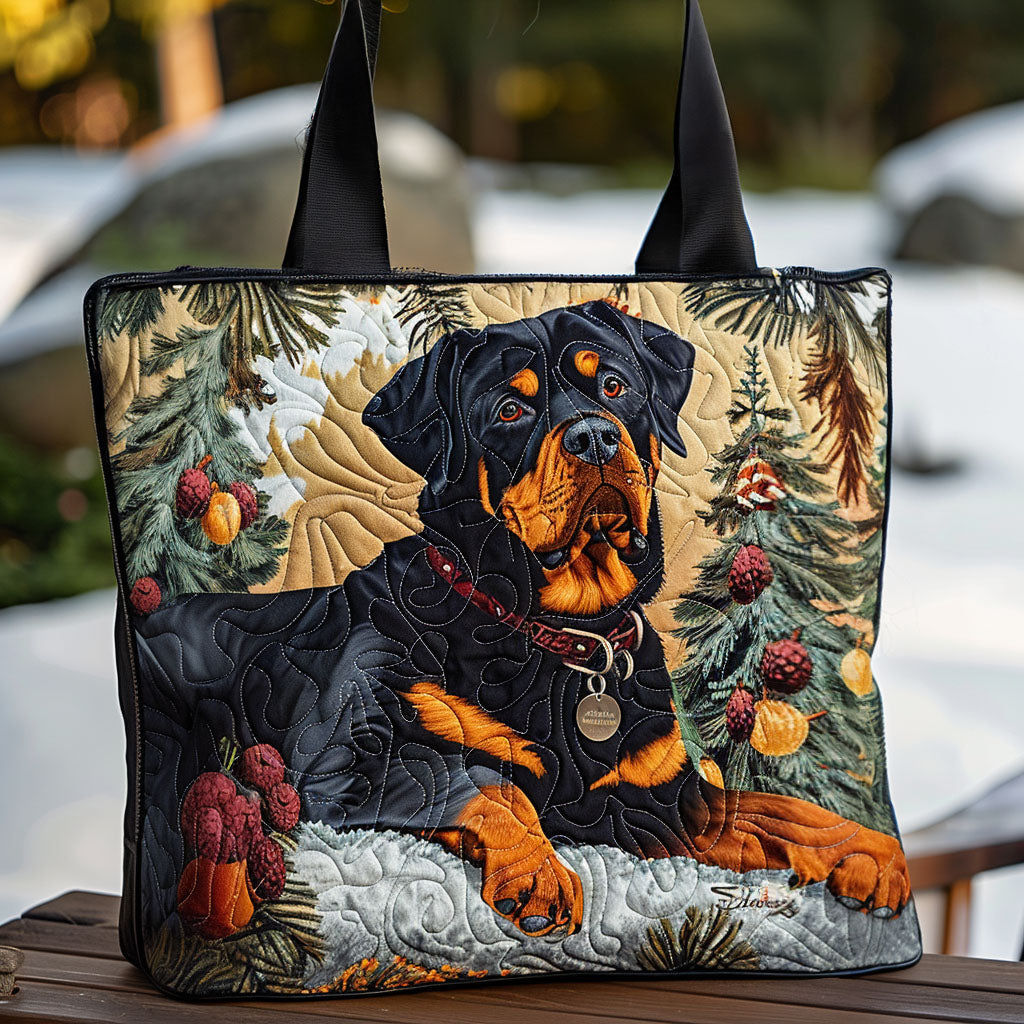 Winter Watcher Quilted Tote Bag Gifts For Pet Lovers