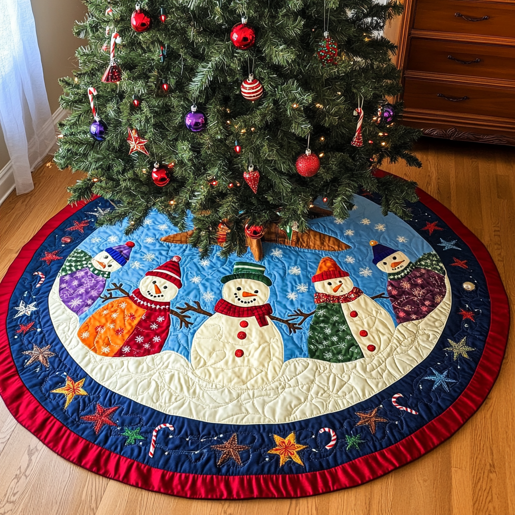 Winter Wonderland Wishes Christmas Tree Skirt Holiday Decor Indoor Family Christmas Presents