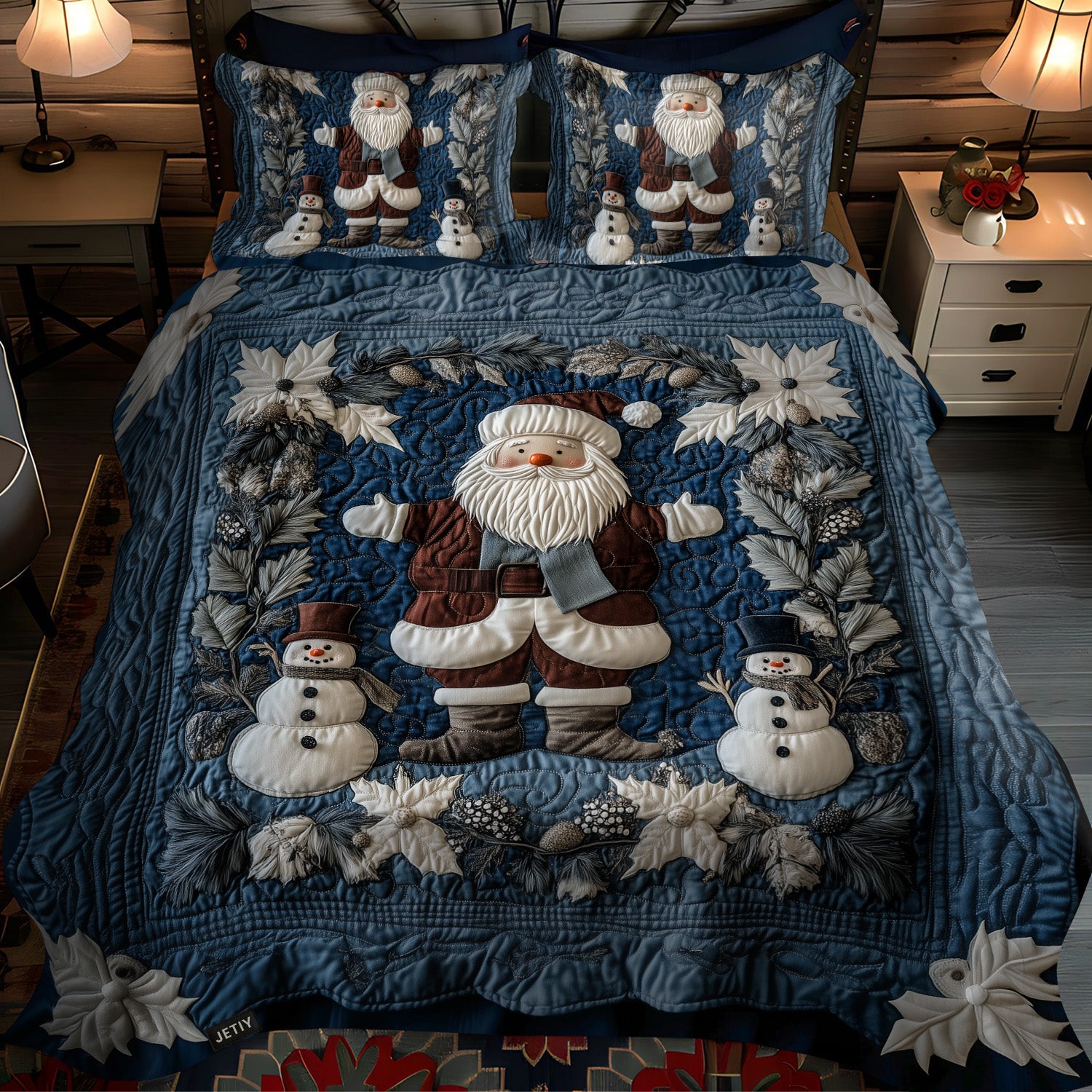 Winter Wonders Quilted Bedding Set Duvet Covers King Best Christmas Gifts For Girlfriend