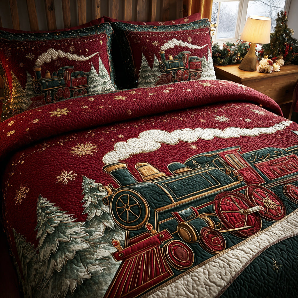 Winterline Express Quilted Bedding Set Soft and Cozy Bedding Set for Comfortable Sleep