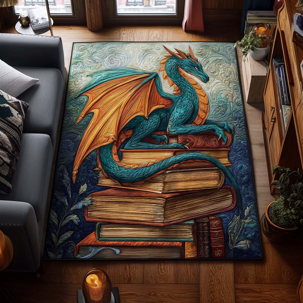 Wisdom Keeper Area Rug Unique Front Door Decor Dragon Themed Birthday Gifts
