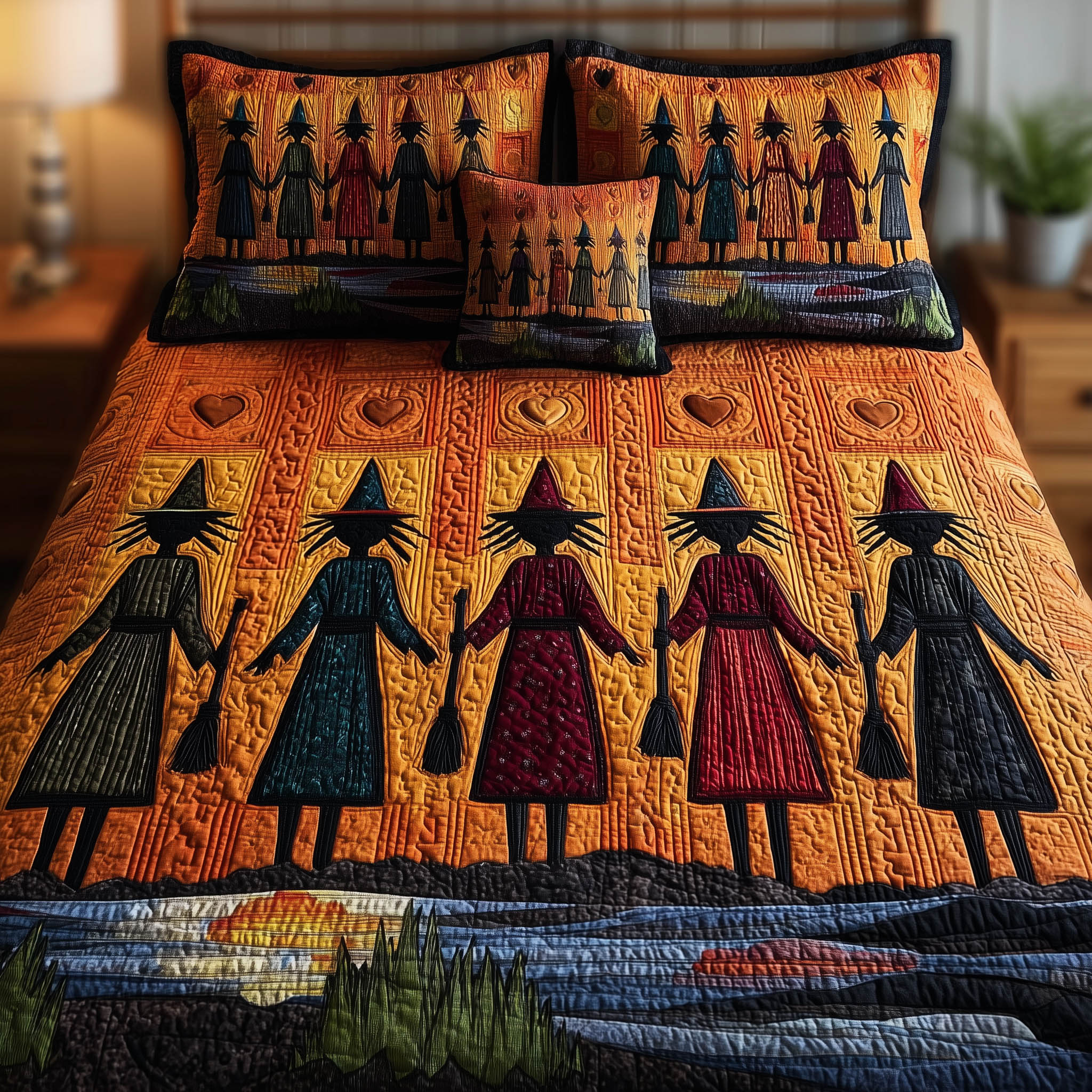 Wisdom Squad Quilted Bedding Set All-Season