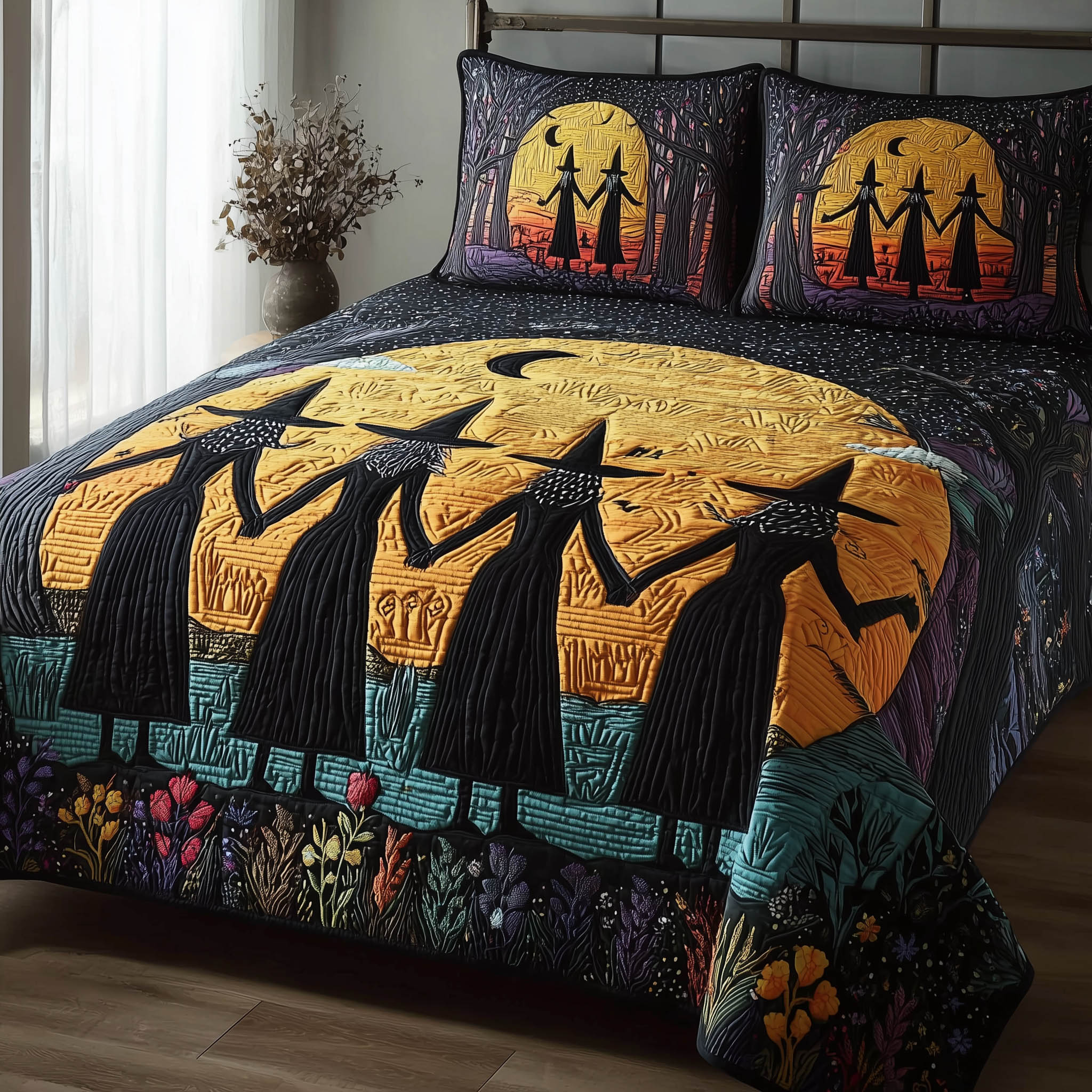 Wisdom Squad Quilted Bedding Set Elegant Bedding