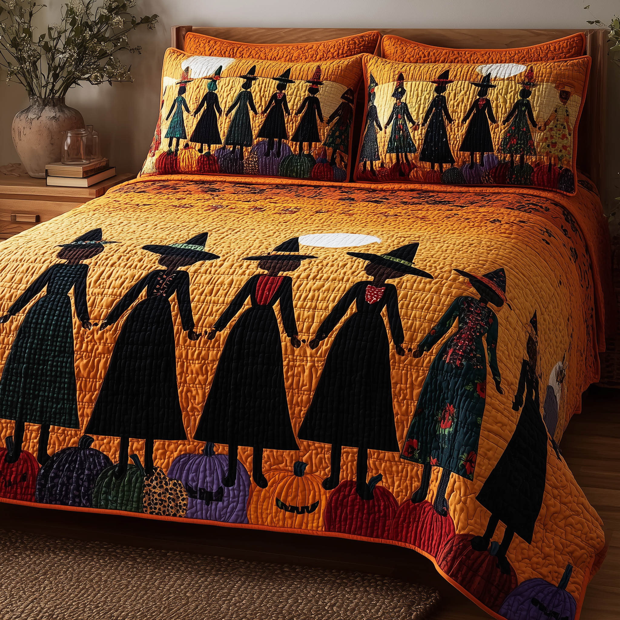 Wisdom Squad Quilted Bedding Set Farmhouse Style