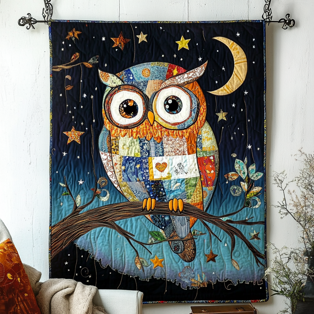 Wisdom Weavers Quilted Blanket Owl Blanket Idea Gifts For Her