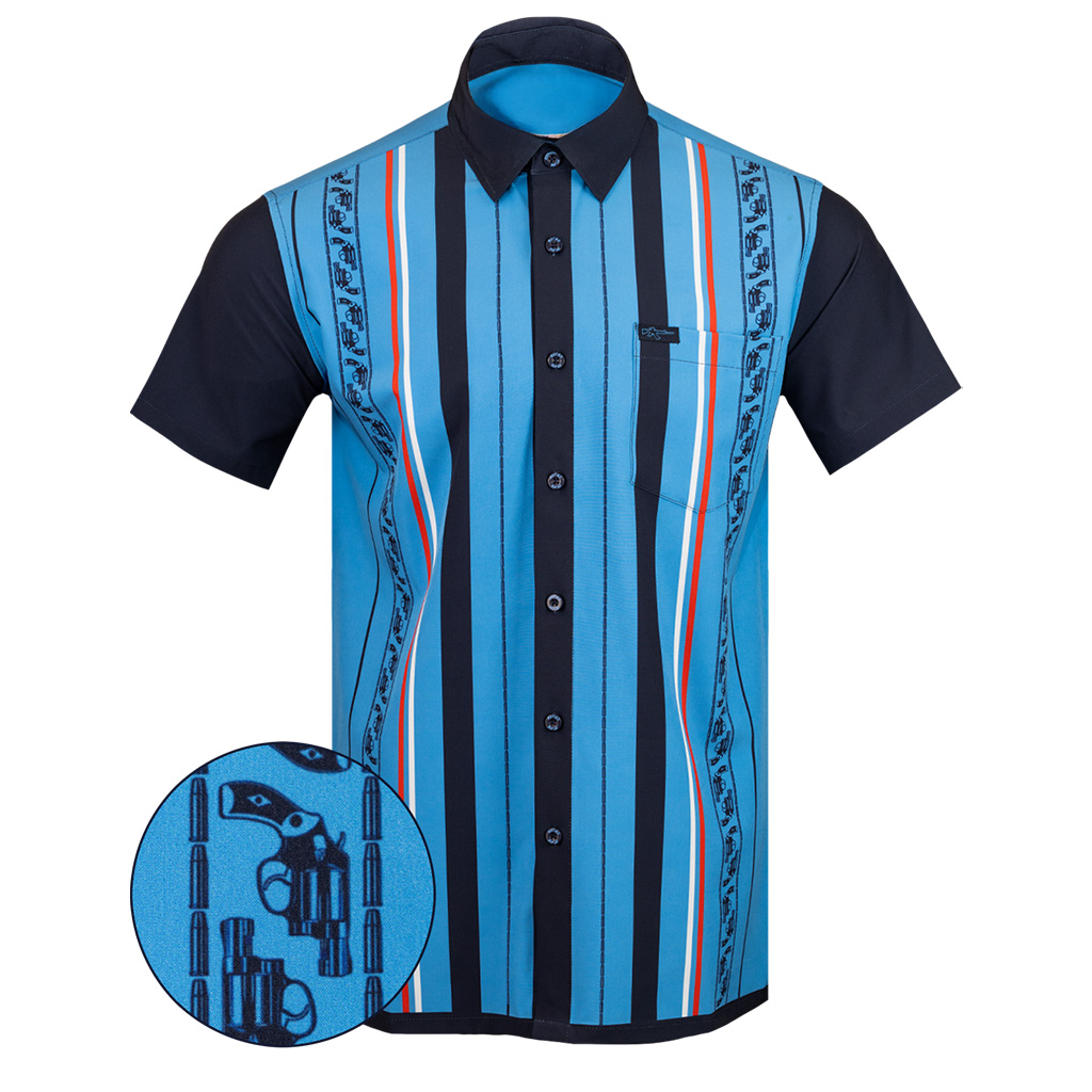 Wise Guy Button Down Shirt Tactical Hawaiian Shirt Gun Lovers Birthday Present For Dad