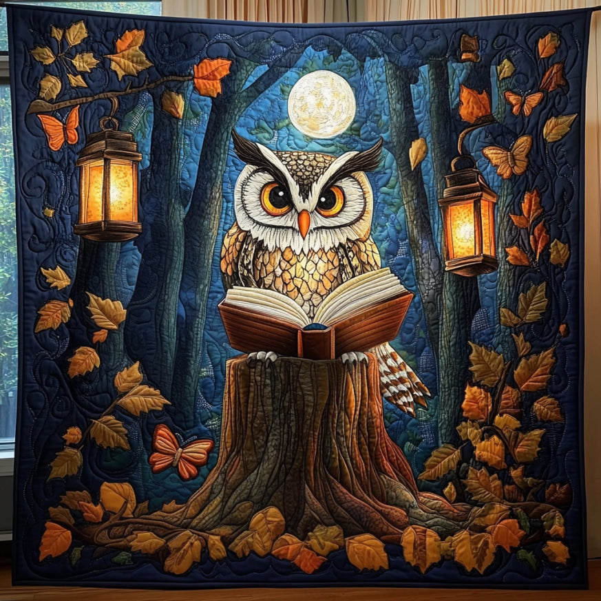 Wise Owl Quilt.webp Perfect Quilt Blanket Gift for Family and Friends