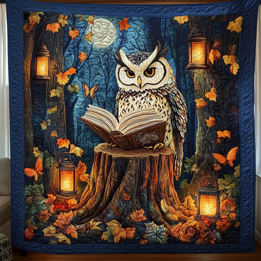 Wise Owl Quilt.webp Unique Holiday Gift Idea with Quilt Blanket