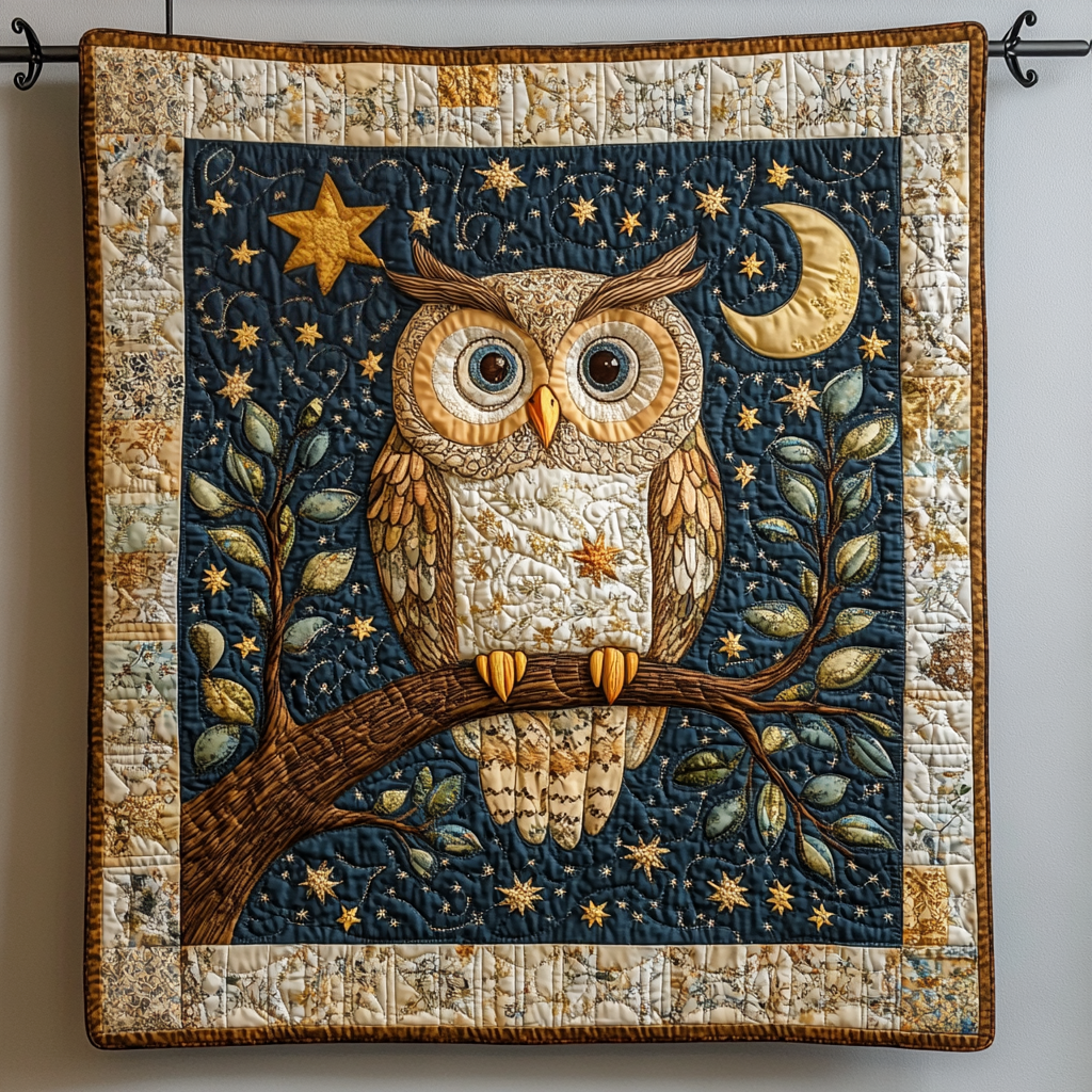 Wise Wings Quilted Blanket Owl Blanket Idea Gifts For Her