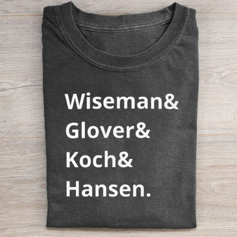 Wiseman Glover Koch Hansen T-Shirt Artemis II Moon Mission Clothing Gift For Fans
