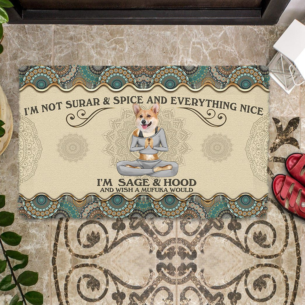 Wish A Mufuka Would Corgi Doormat Dog Themed Doormats Corgi Christmas Presents