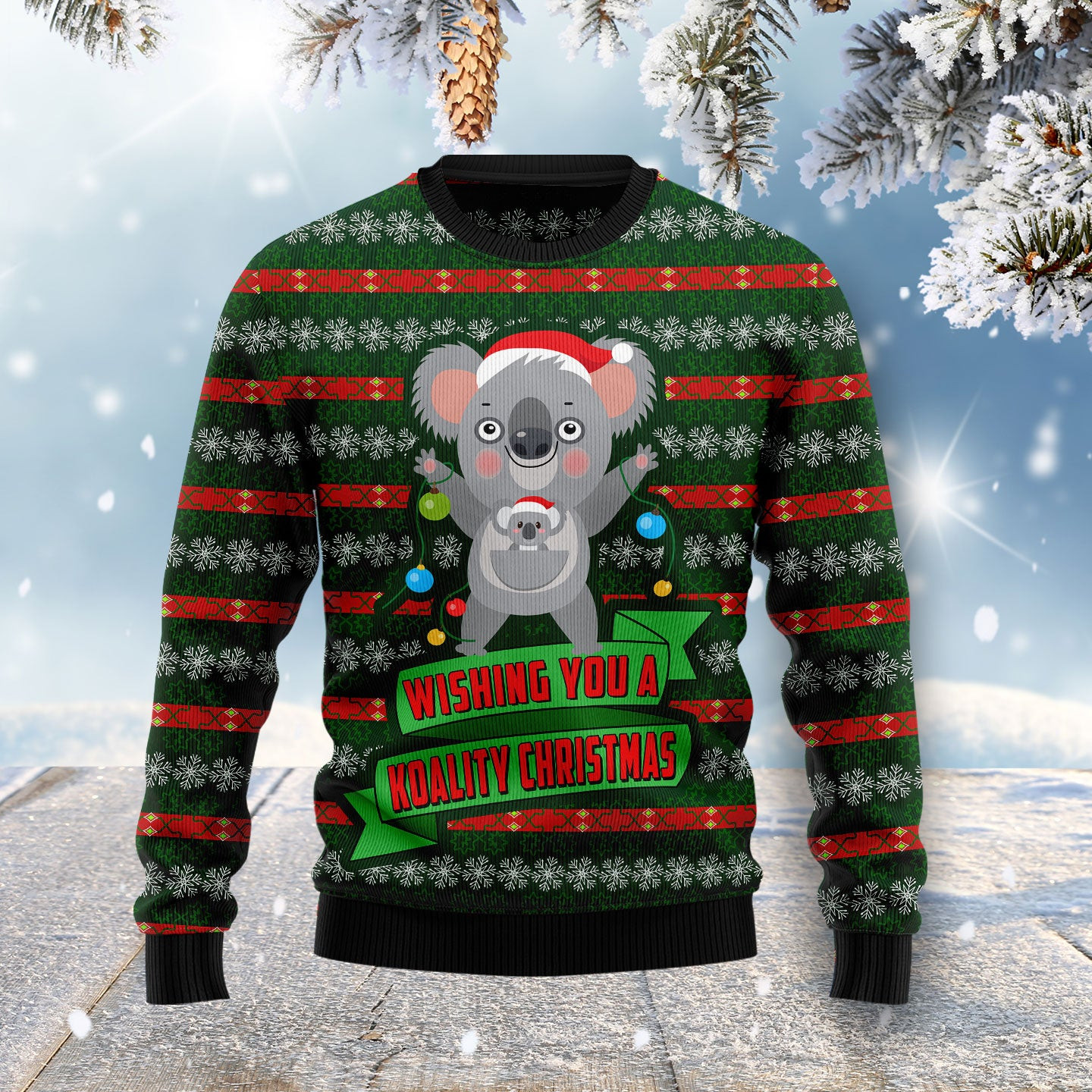 Wishing You Koality Christmas Ugly Christmas Sweater