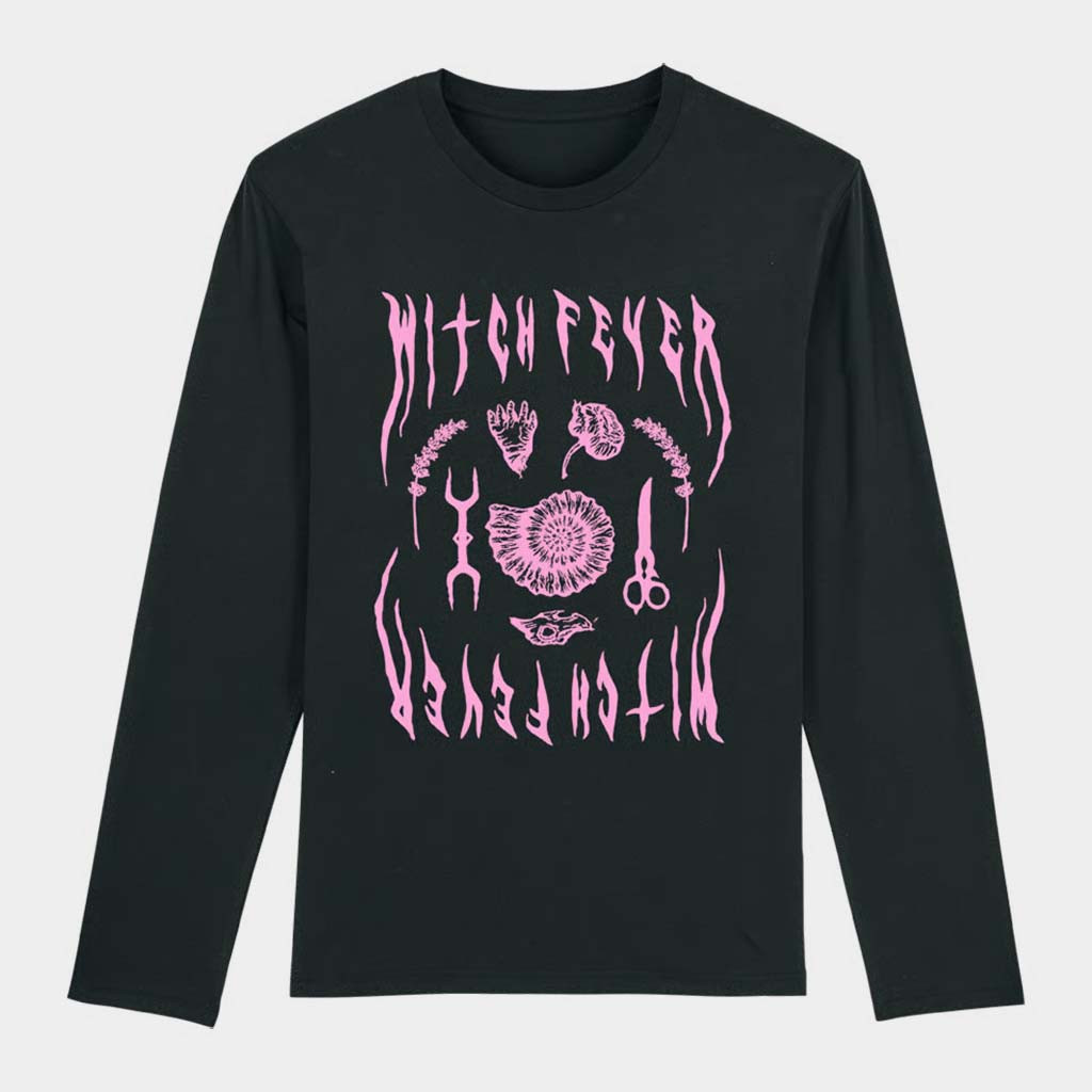 Witch Fever Merch Mirrored Long Sleeve T-Shirt Music Lover Gifts For Her