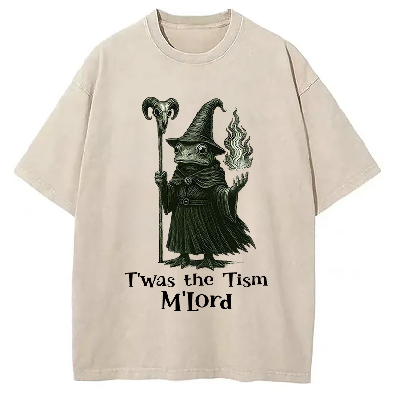 Witch Frog Washed T-Shirt Cool Urban Street Style Shirt Gifts For Sister Witch Frog Washed T-Shirt Cool Urban Street Style Shirt Gifts For Sister