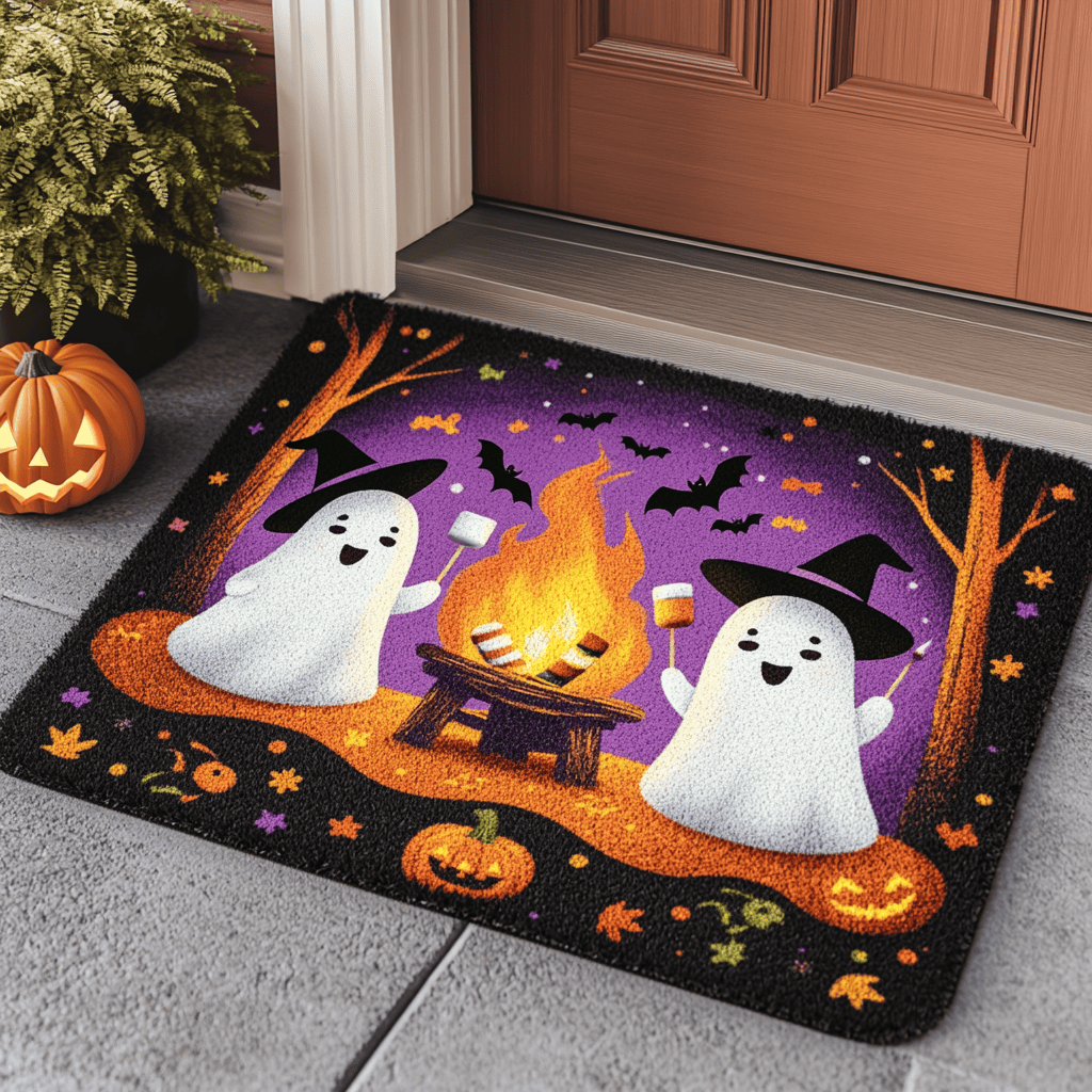 Witch Hat Welcome Doormat Gifts Decoration For Friends and Family on Halloween