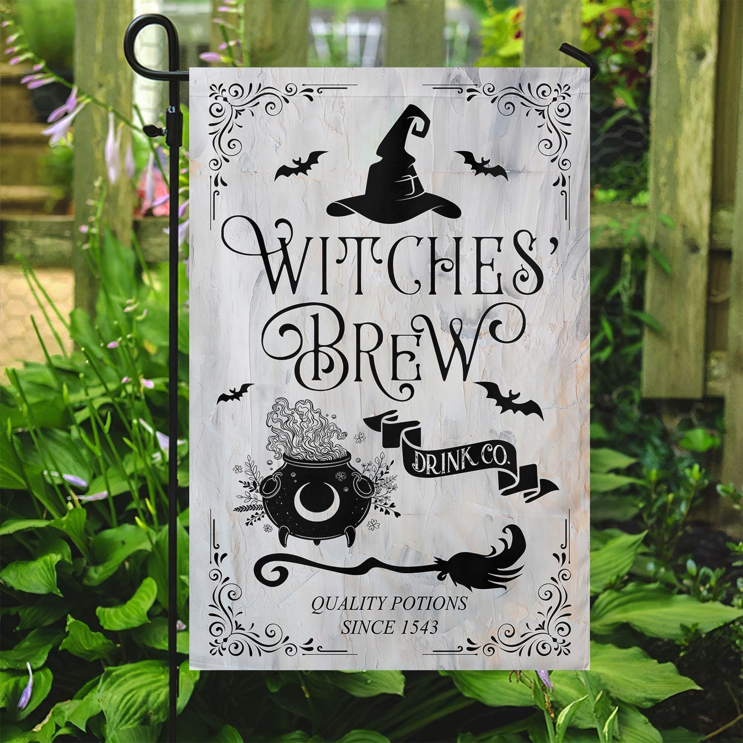 Witches Brew Halloween Flag Happy Halloween Merch Scary Season Gift For Witch Lovers